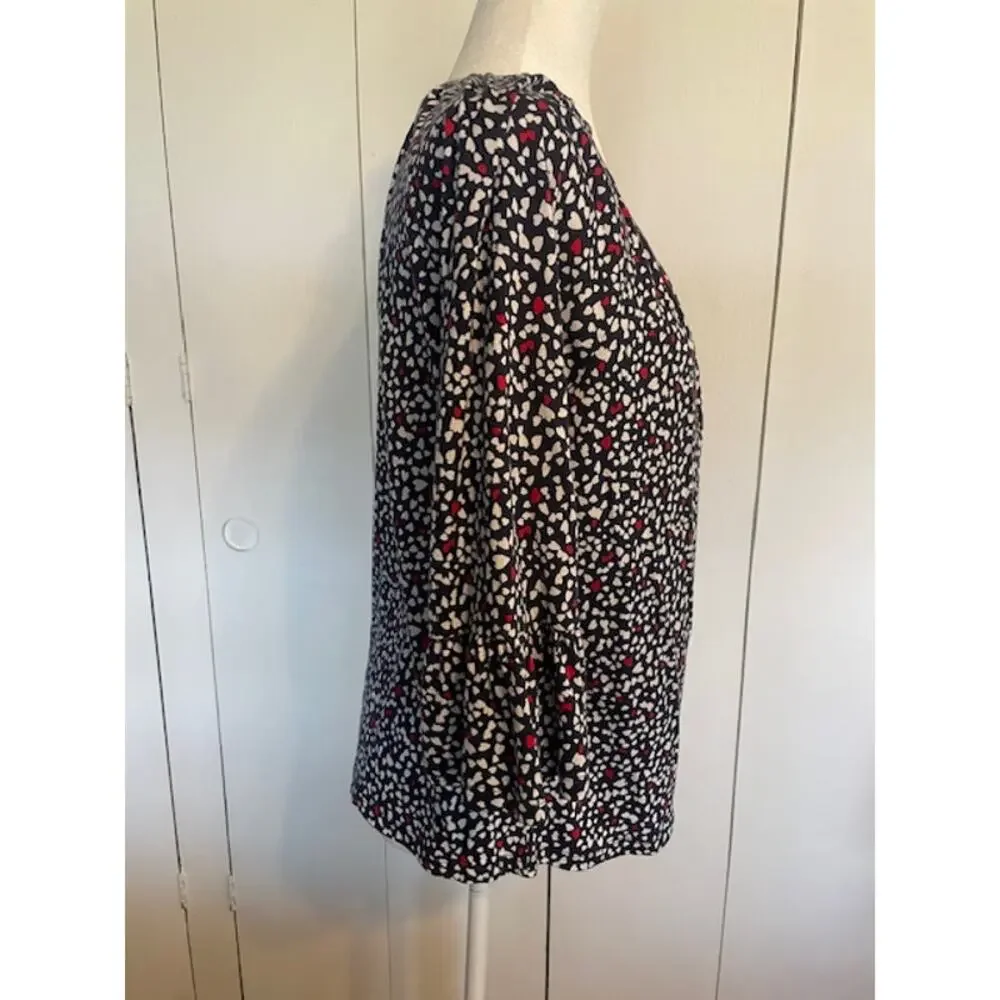 Michael Kors Size‎ Small Crew Neck Blouse 3/4 Bell Sleeves